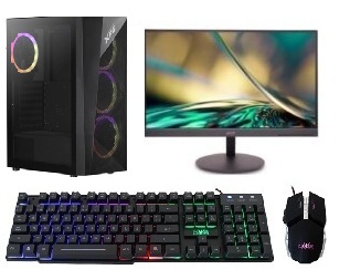 COMPUTADOR GAMER AMD RYZEN 5 5600GT VIDEO RTX 3050 6GB MEMORIA 16GB DISCO SSD 512GB MONITOR ACER
