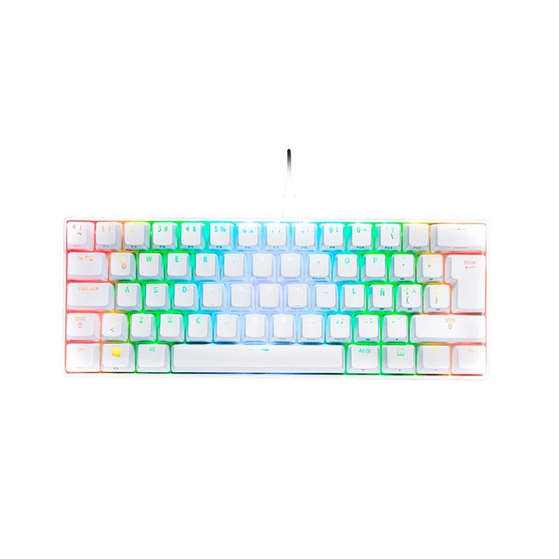 TECLADO VSG MINTAKA BLANCO SWITCH ROJO KM 981
