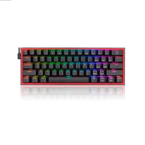 TECLADO REDRAGON FIZZ PRO RGB NEGRO K616 SWITCH ROJO