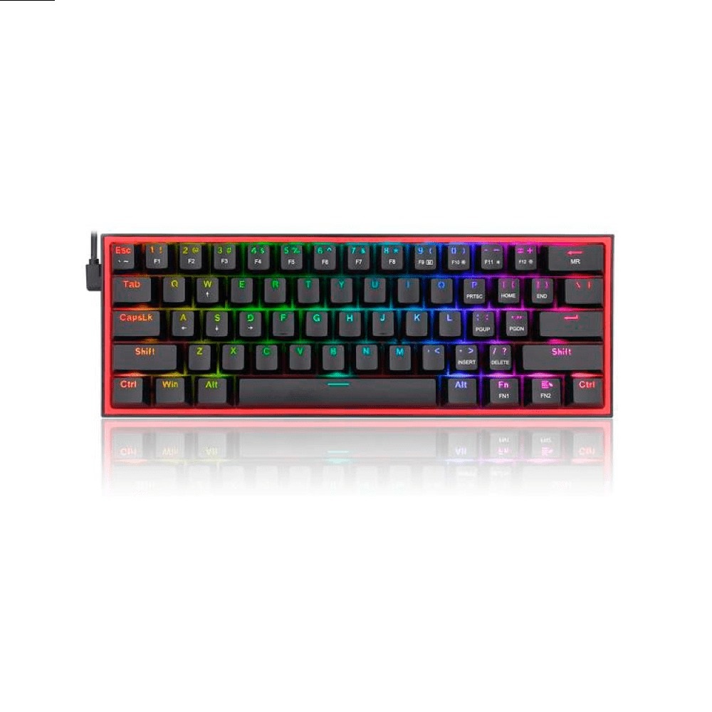 TECLADO REDRAGON FIZZ PRO RGB NEGRO K616 SWITCH ROJO