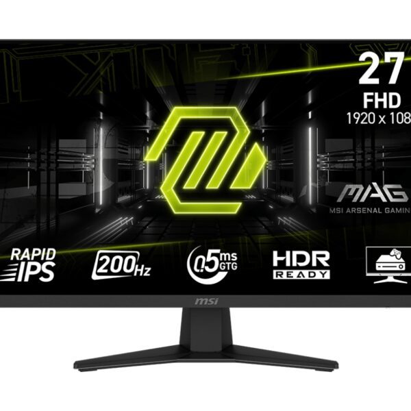 MONITOR MSI 27" GAMER MAG274 QFX24 2K (2560 x 1440)/240HZ
