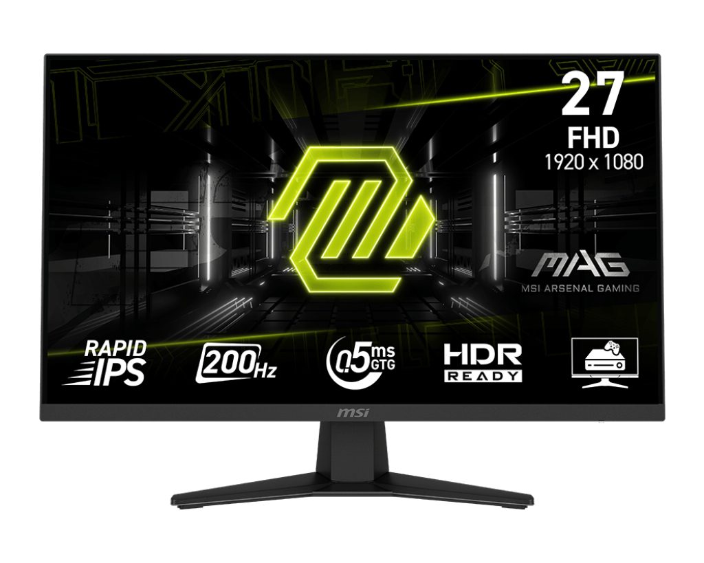 1024 MONITOR MSI 27" GAMER MAG274 QFX24 2K (2560 x 1440)/240HZ