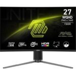 MONITOR MSI 27" GAMER MAG275 CURVO CQF 2K (2560 x 1440)/180HZ