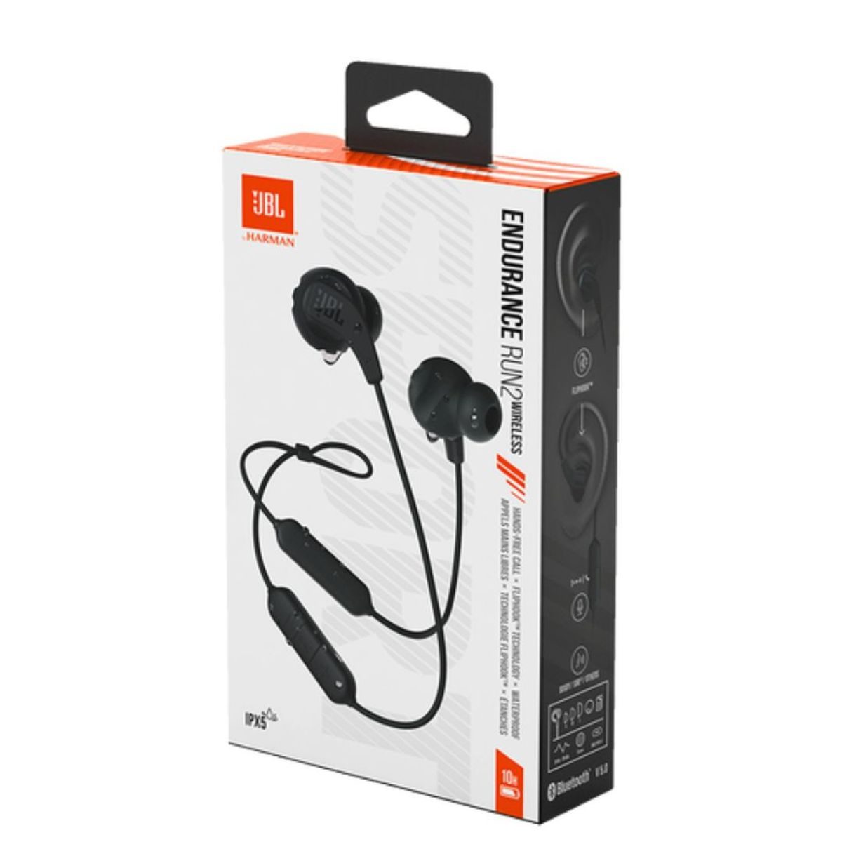 AURICULARES JBL ENDURANCE RUN 2 NEGROS AUDIFONOS JBL ENDURANCE RUN 2 NEGROS