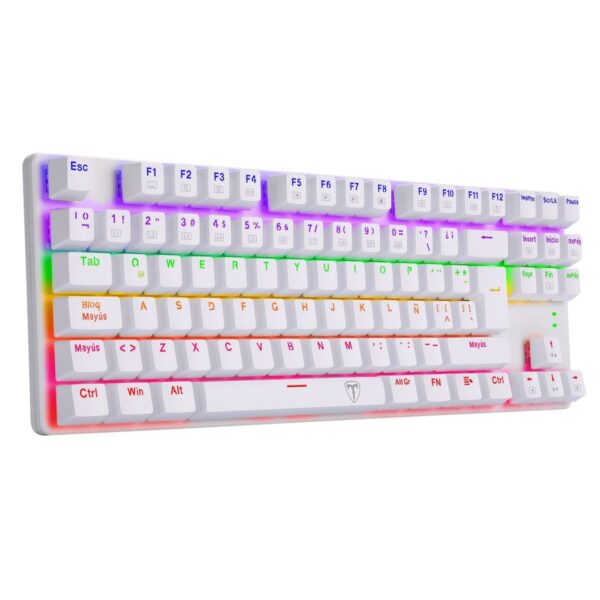 TECLADO T-DAGGER BORA LITE TGK-313 BLANCO