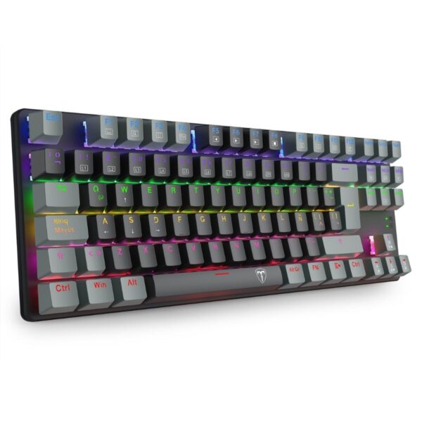 TECLADO T-DAGGER BORA LITE TGK-313 NEGRO-GRIS