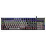 TECLADO T-DAGGER NAXOS TGK310 NEGRO-GRIS RAINBOW SP