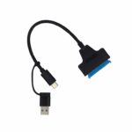 CABLE USB + TIPO C 3.0 A SATA 2.5plg