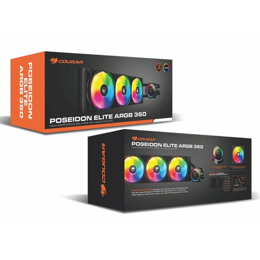 REFRIGERACION LIQUIDA COUGAR POSEIDON ELITE ARGB 360