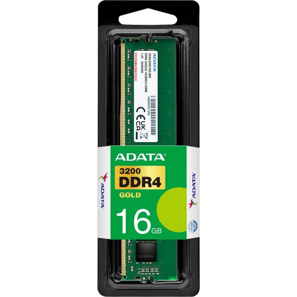 1 MEMORIA ADATA 16GB DDR4 PARA PC BUS 3200MHZ