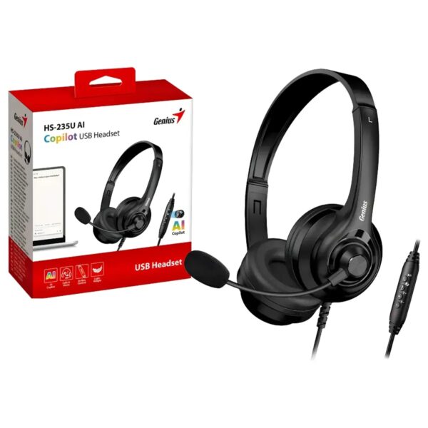 DIADEMA GENIUS HS-235U AI USB+TIPOC