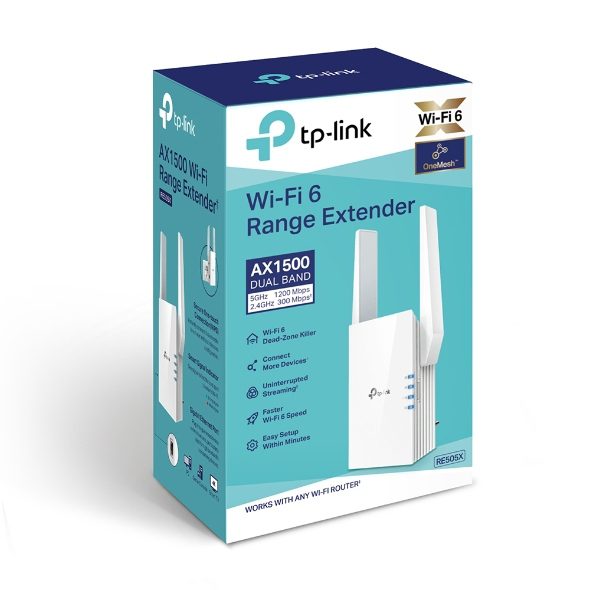 EXTENSOR DE RANGO RE505X Wi-Fi AX1500