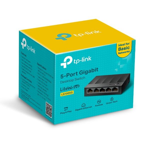 SWITCH 5 PUERTOS TP LINK GIGABYTE LS-1005G