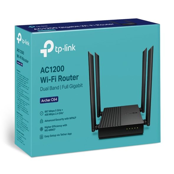 ROUTER ARCHER 64 TP-LINK AC-1200 INALAMBRICO
